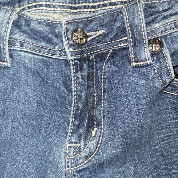 WOMEN'S MISS ME JEANS JP5163B WINGS BLING SIZE 29 - Picture 4 of 11